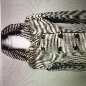 Effeci Petite Knobby Knit Cardigan Sweater Large